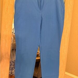WHBM White House Black Market Elle Slim Ankle Pants Blue Size 14 Career Work